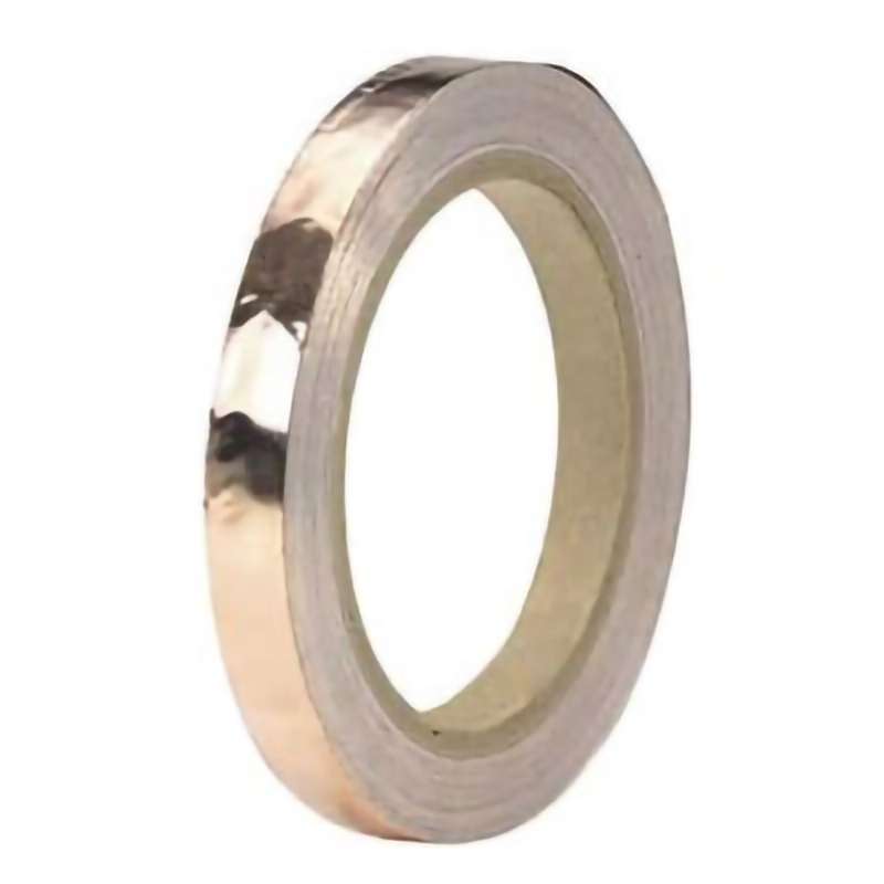 Electrical Tape, 1/2"x36 Yds, 3" Core, 3.5 mil, Conductive Copper